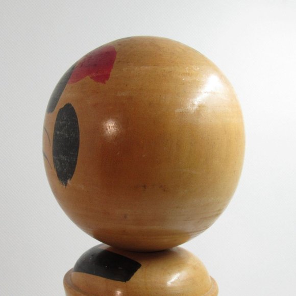 BIg green Japanese kokeshi doll/ kokeshi doll/ set - Picture 3 of 9